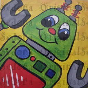 robot canvas kit